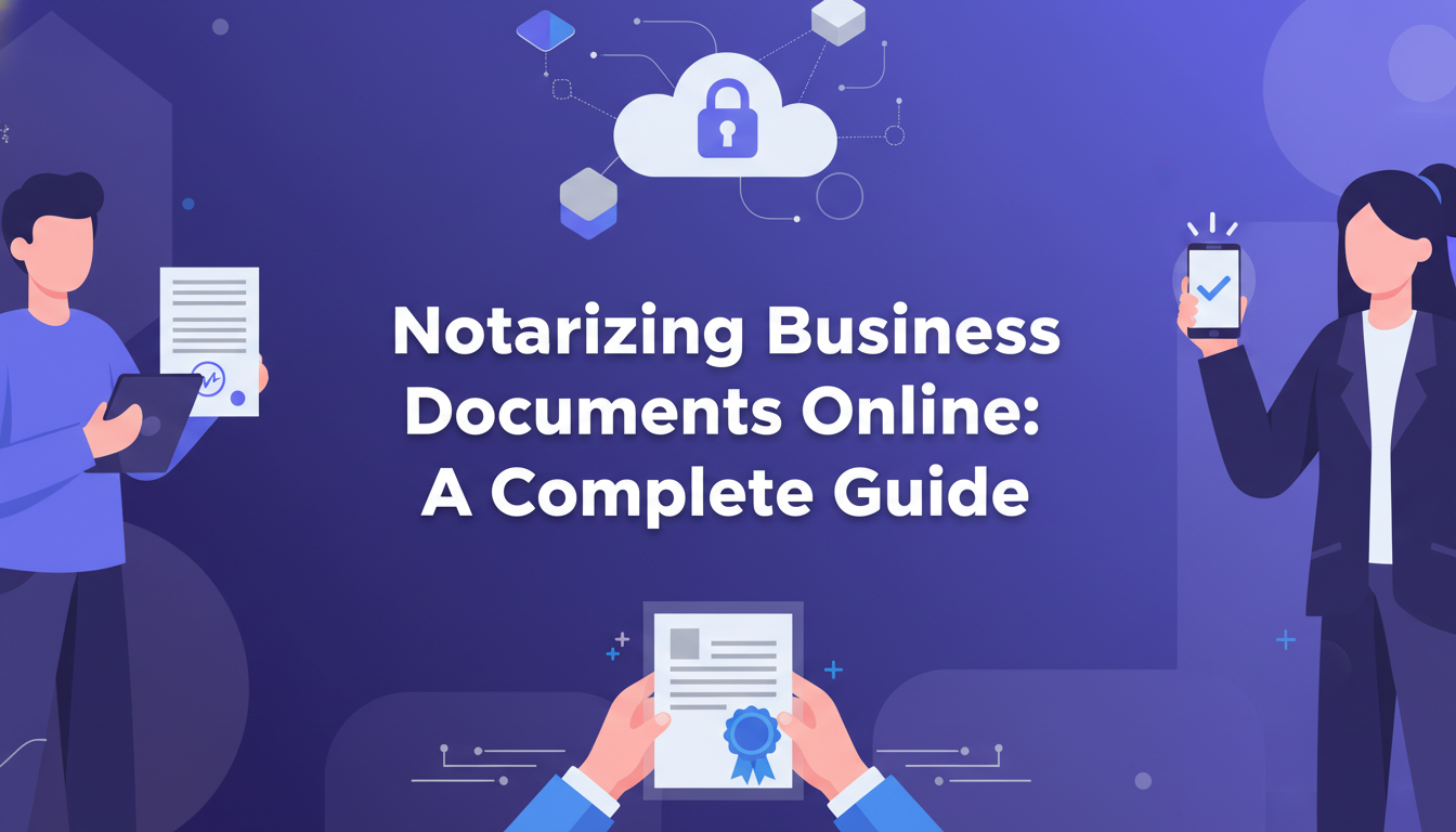 Notarizing Business Documents Online: A Complete Guide